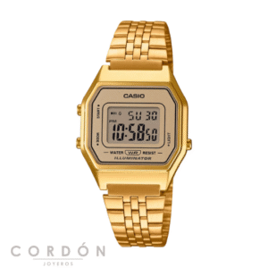 Reloj Casio Vintage LA680WEGA-9ER mujer dorado compacto de acero