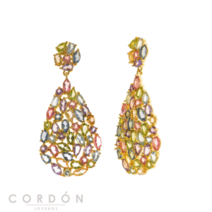 Pendientes Salvatore Plata 163AM003 Organic