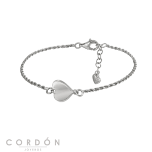 pulsera-plata-corazon