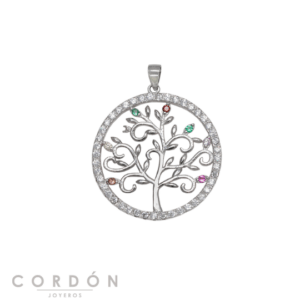 colgante-plata-arbol-de-la-vida-colores-28mm