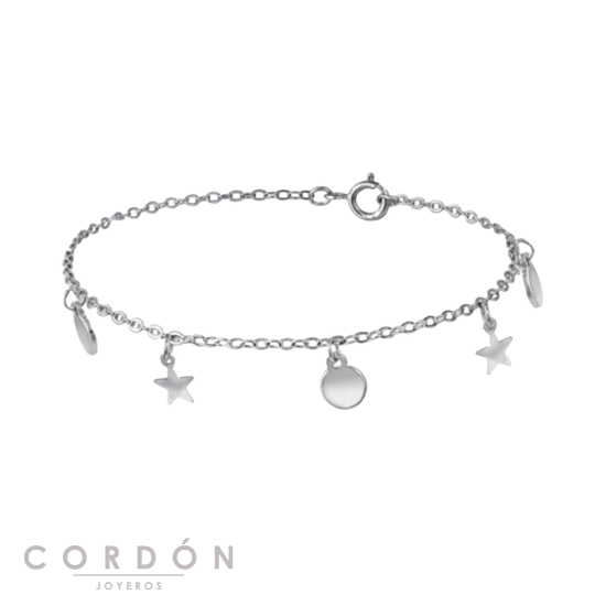 tobillera-plata-circulos-y-estrellas
