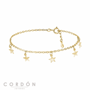 tobillera-plata-dorada-estrellas