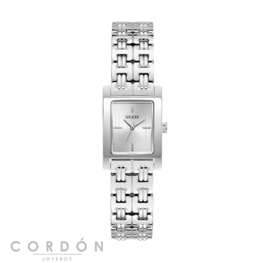 Reloj Guess Cove GW1026L1 mujer caja rectangular plateada