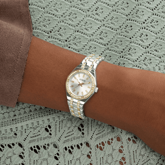 Reloj Guess mujer bicolor oro 25 mm uso diario