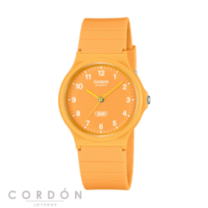 Reloj Casio MQ-24B-9BEF unisex amarillo vista completa