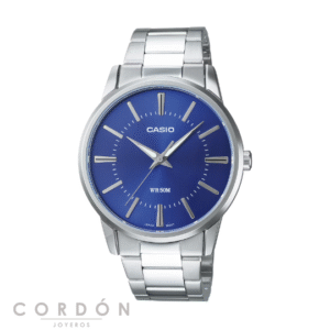 Reloj Casio MTP-1303PD-2AVEG de hombre con esfera azul vista completa